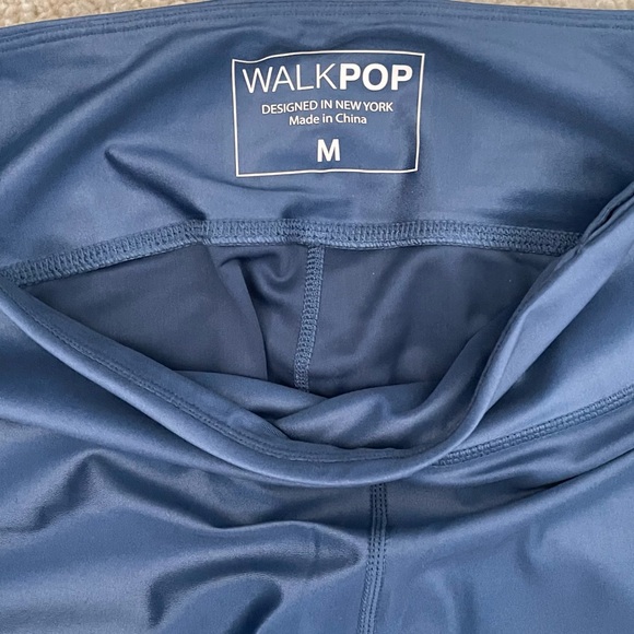 Walk Pop Blue Metallic Legging - Picture 3 of 4